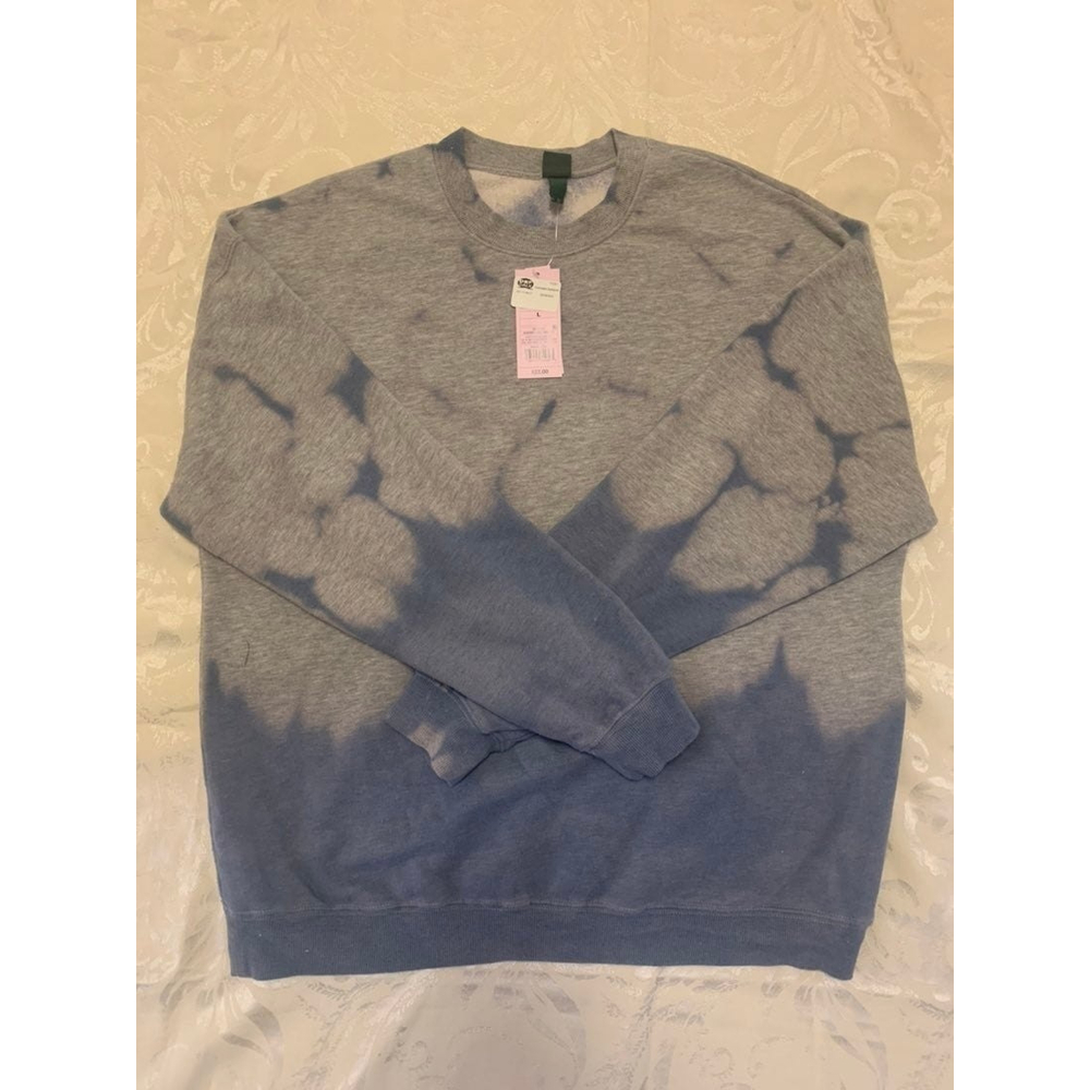 COPY - COPY - Oversized Sweatshirt - Wild Fable™ Periwinkle Blue Tie-Dye Size:M